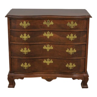 Jasper Chippendale Cherry 4 Drawer Chest Dresser For Sale