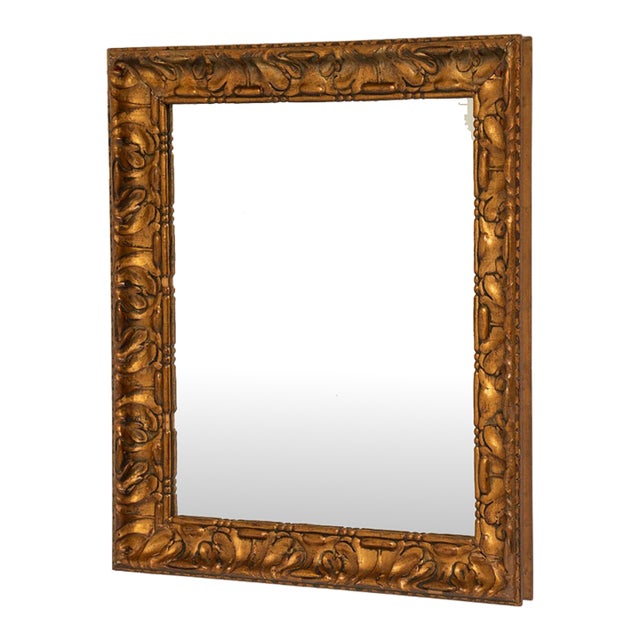 19th Century France Gold Wood Mirror For Sale