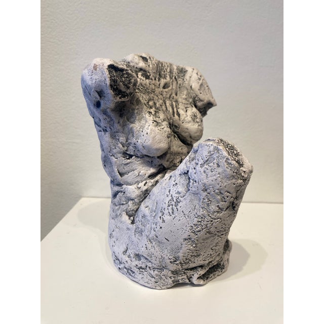 Contemporary Female Torso Figure Sculpture Clay Body Natural Interiors For Sale - Image 3 of 4