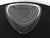 Made in Italy, 1990s. This is a glass plate / centerpiece designed by Angelo Mangiarotti for Cristallerie Colle. It is a...