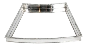 English Silver Plate Geometric Shape Barware Tray