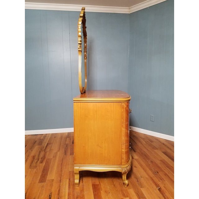 French Provincial 20th Century Antique French Louis XV Style Dresser/Commode For Sale - Image 3 of 13