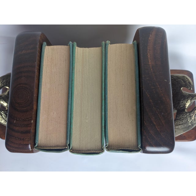 Vintage 1948–1955 Funk & Wagnalls Encyclopedia Yearbooks – Set of 3 Green Books For Sale - Image 11 of 12