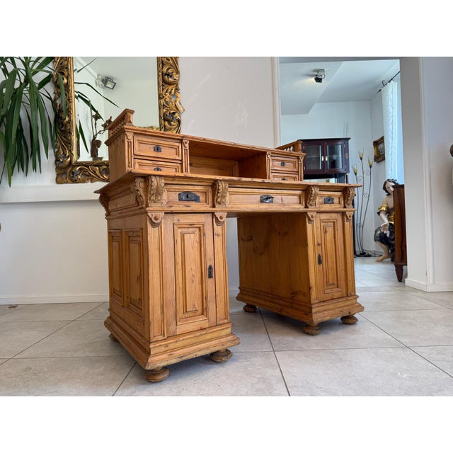 Gründerzeit Secretary in Softwood For Sale - Image 4 of 18
