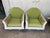 Hollywood Regency Hollywood Regency Faux Bamboo Lounge Chairs With Cane Back - a Pair For Sale - Image 3 of 12