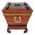 Mid-Century Rosewood and Brass Beverage Ice Box Attributed to George Zee For Sale