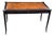 Late 20th Century Faux Bamboo Leather Top Writing Desk For Sale