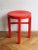 Red Modernist Red Stool, 1930s For Sale - Image 8 of 11