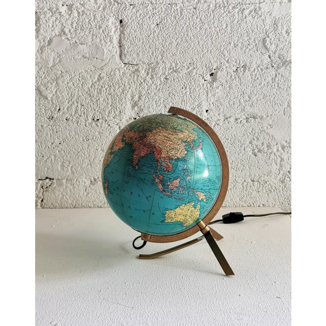 Vintage Illuminated Globe from Jro / Jro-Verlag, 1960s For Sale - Image 6 of 11