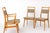 Vintage German Chairs in Beech, 1970s, Set of 3 For Sale - Image 4 of 10