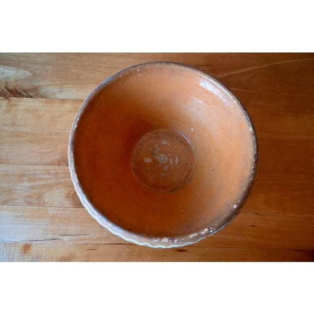 Antique Terracotta Bread Bowl, Alsace, 1920s For Sale - Image 3 of 7