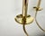 1980s Vintage German Gold-Plated Chandelier from Sische Leuchten, 1984 For Sale - Image 5 of 9
