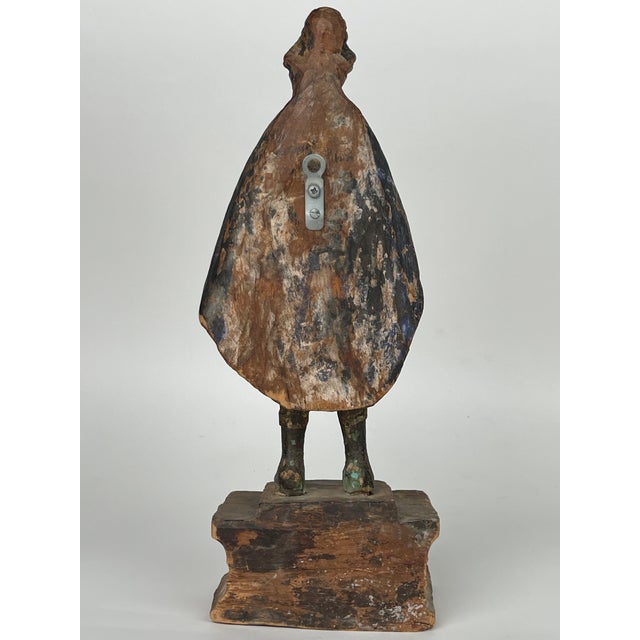 17th Century A 17th Century Italian Carved Wood Sculpture of Saint Roch For Sale - Image 5 of 7
