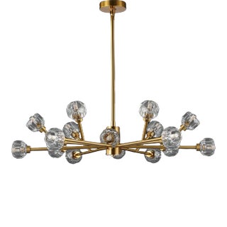 Breyer Crystal Chandelier - Gold For Sale