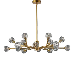 Breyer Crystal Chandelier - Gold