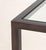 Contemporary Modern Minimalist Polished Metal and Glass Top Coffee Table For Sale - Image 3 of 10