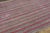 Traditional Vintage Turkish Kilim Exotic Yarn Rug With Red Stripes by Rug & Kilim, 1950-1959 For Sale - Image 3 of 9