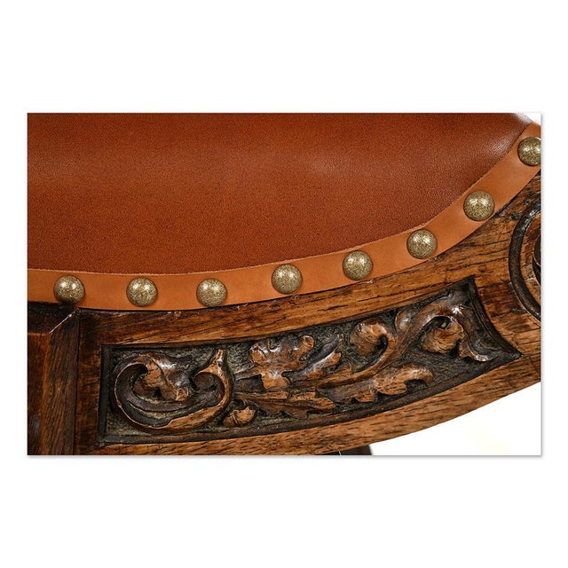 Set of Italian Renaissance Style Chairs For Sale - Image 9 of 11