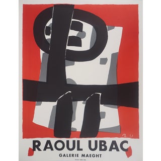 Raoul Ubac, Expo 1950, Lithograph For Sale