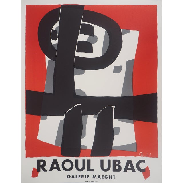 Raoul Ubac, Expo 1950, Lithograph For Sale
