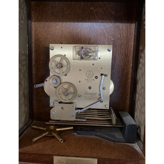 2000 - 2009 2000s Vintage Bracket 1770 Tempus Fugit Clock For Sale - Image 5 of 8