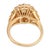Mid 20th Century French Gia 1.10 Carat Old Mine Cut Diamond 18k Yellow Gold Cluster Ring, , Size 7 For Sale In Los Angeles - Image 6 of 8