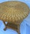 Late 20th Century Natural Rattan Wicker Victorian Two-Tier Side Table For Sale - Image 10 of 11