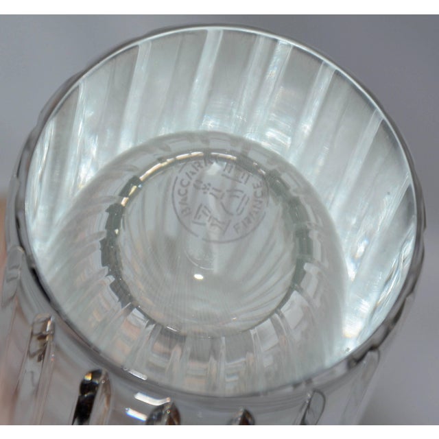Baccarat Baccarat Daffodil Clear Crystal Vase For Sale - Image 4 of 6
