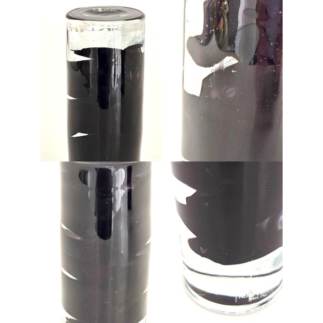 Vintage Kosta Boda Atoll Art Glass Candlestick Designed by Anna Ehrner For Sale - Image 9 of 11