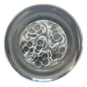 Art Deco Marienthal Brunch or Dessert Plate in Glass by René Lalique, France, 1927