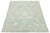 This elegant Modern Oushak Style rug features a refreshing palette of seafoam green and ivory, blending traditional...