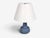 1960s Mid-Century Modern Soholm, Small Table Lamp, Light Blue Stoneware For Sale - Image 4 of 10