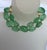 2020s Gemstone Fluorite Bead Necklace Tumble Large Smooth Green Polished Nugget Adjustable Length For Sale - Image 5 of 18