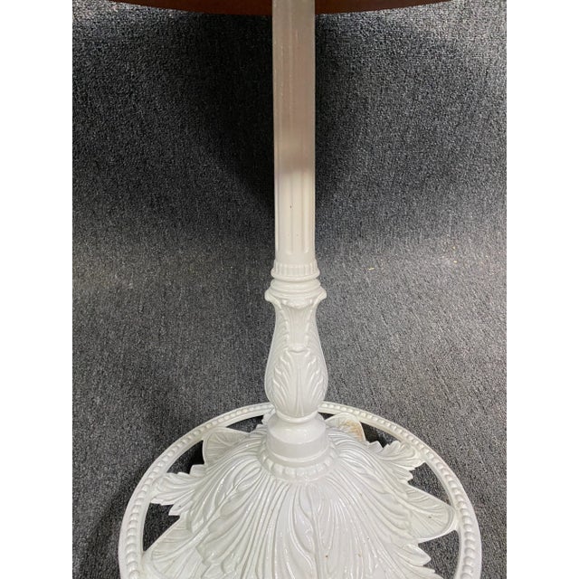 Metal Kenneth Lynch & Sons Outdoor Pedestal Table For Sale - Image 7 of 8