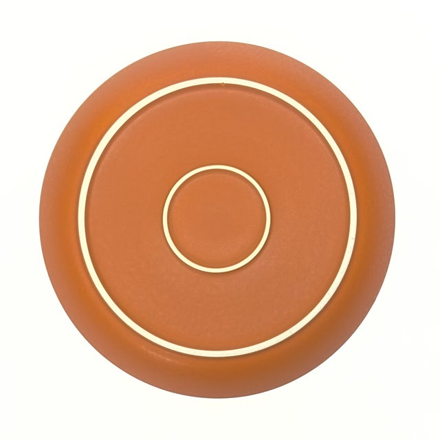 Stunning Peach & Terracotta Gloss & Matte Dinner Set - Place Settings for 6 / 32 Pieces For Sale - Image 13 of 13