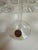 Transparent Vintage 1970s Lenox "Autumn" Pattern Set of Fifteen (15) Crystal Wine Glasses With Gold Band Encrusted 7.5" High - Set of 15 For Sale - Image 8 of 17