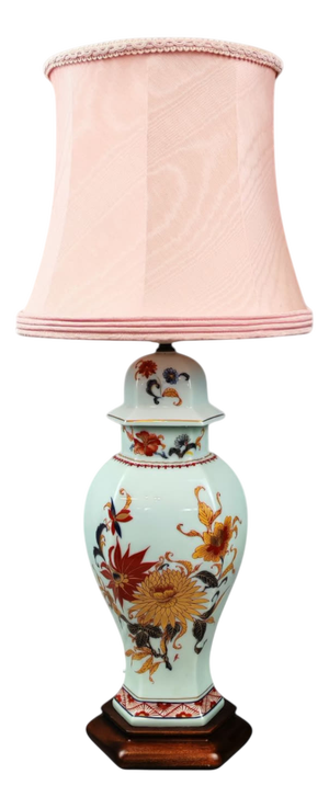 Vintage Porcelain Table Lamp from Limoges, 1970s