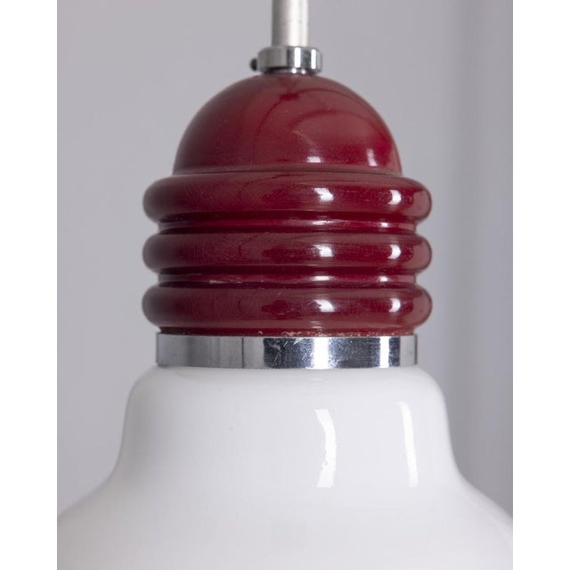 Small Vintage Glass and Metal Arianna Pendant Lamp by Piero Brombin for Artemide, 1970s For Sale - Image 6 of 8