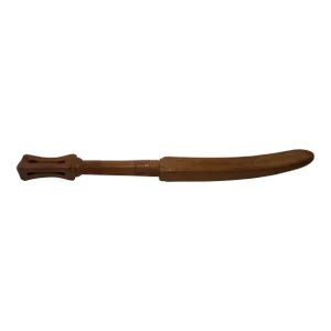 Early 20th Century Hand Carved Wooden Suriname Laundry Beater Made by Maroon People