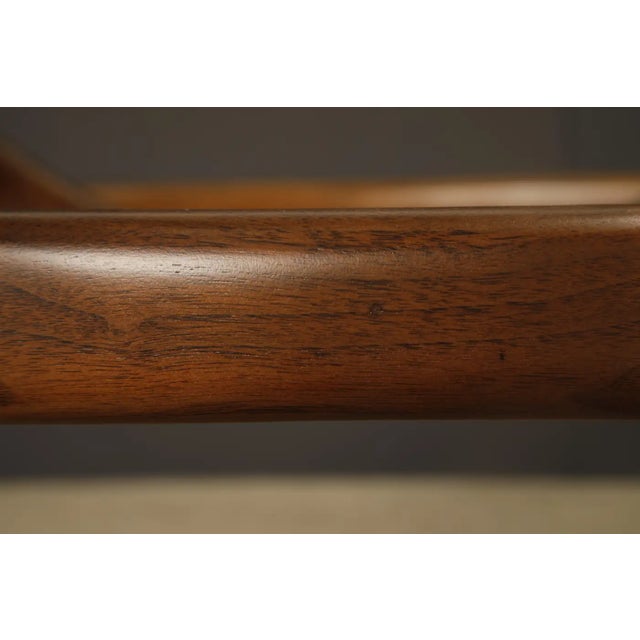 1960s Adrian Pearsall for Craft Associates 'Compass' Dining Table in Walnut, 1960s For Sale - Image 5 of 18