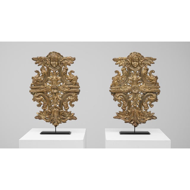 1820s French Brass Sculptures On Metal Stand - A Pair For Sale - Image 11 of 18