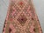 Afghan Kilim Accent Rug, Handwoven Wool, 3x6, Brown & Pink For Sale - Image 4 of 10