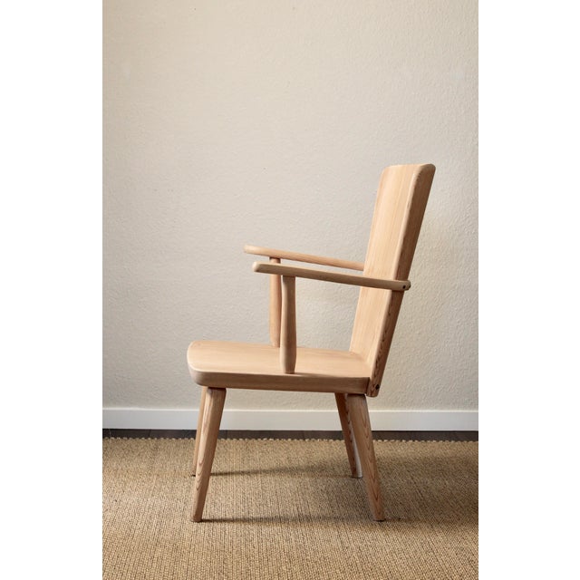 Pine Armchair by Göran Malmvall for Svensk Fur and Karl Andersson & Söner, Sweden, 1940s For Sale - Image 4 of 11