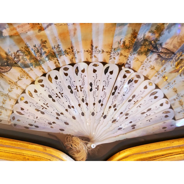 Spanish Framed 19th Century Guatemalan Fan For Sale - Image 3 of 12