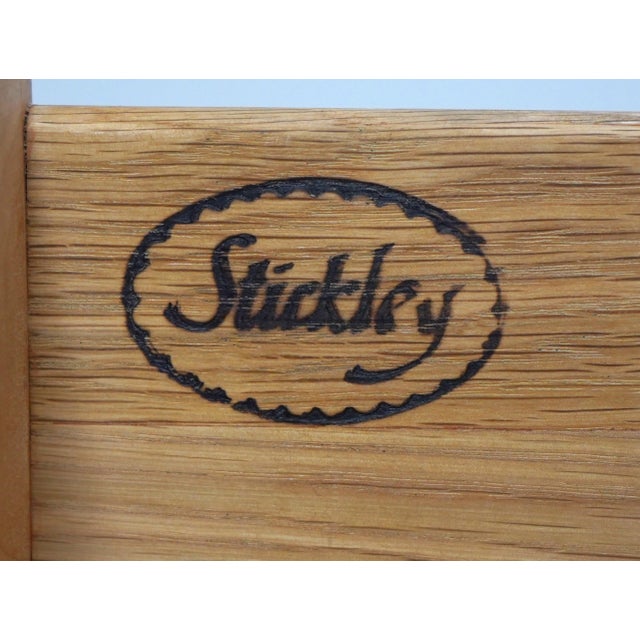 Stickley Cherry Regency Style 5 Drawer Dresser For Sale - Image 17 of 18