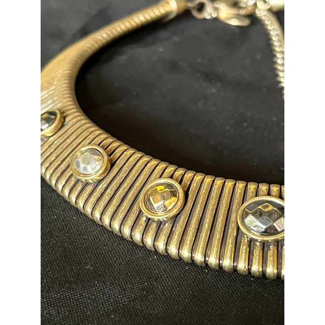 1980s Chico Beaded Collar Necklace For Sale - Image 6 of 11