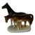 Mother and Colt Horses Figurine, Japan For Sale