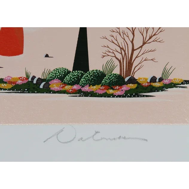 Serigraph, signed and numbered in pencil, by Japanese/American artist Nicky Watanabe. Artist: Nicky Watanabe,...