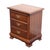 CRESENT FURNITURE Solid Cherry Traditional Style 22" Three Drawer Nightstand 26.5" High 22.75" Wide 16.5" Deep We...
