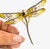 Gemstone Antique Plique-À-Jour Dragonfly Brooch With Gold and Gemstones For Sale - Image 7 of 15